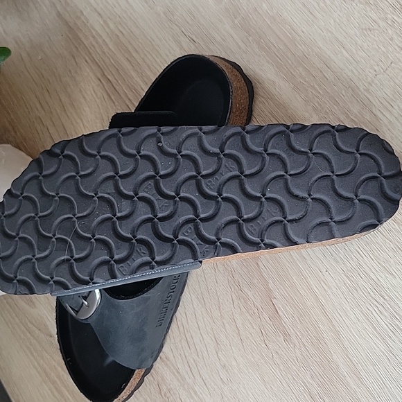 Birkenstock MADRID Big Buckle Oiled Leather sandals - Picture 6 of 7